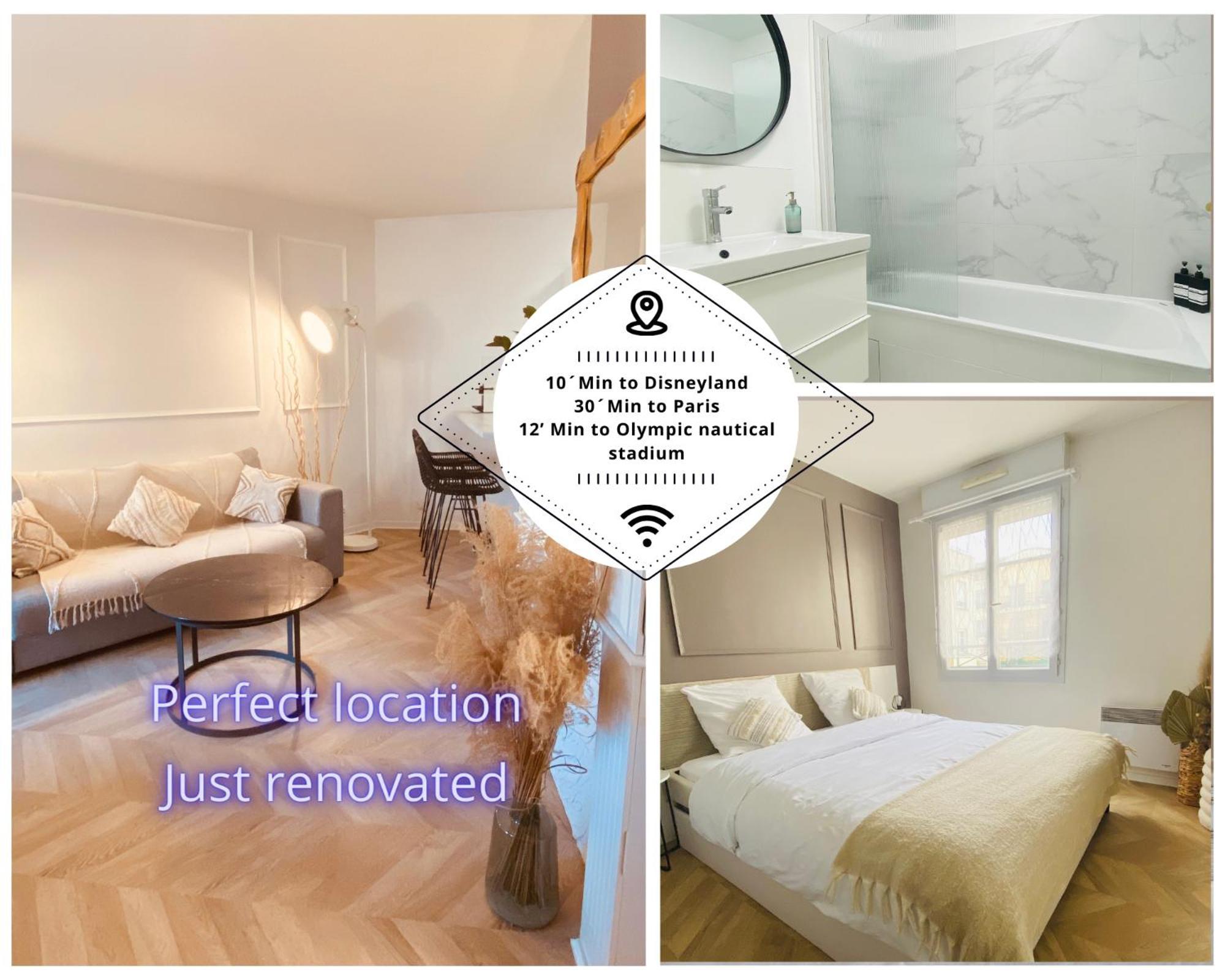 Top Location Apartment 10 Min Disneyland Bussy-Saint-Georges Luaran gambar