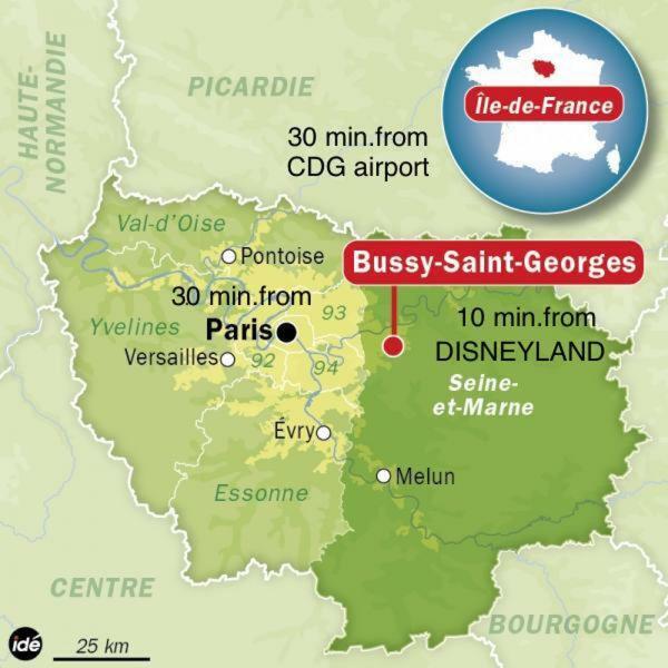 Top Location Apartment 10 Min Disneyland Bussy-Saint-Georges Luaran gambar